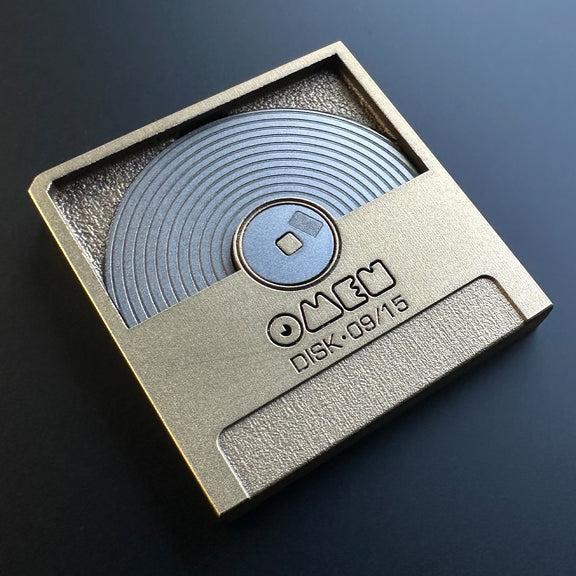 golf ball marker floppy disk Omen golf Melbourne Australia