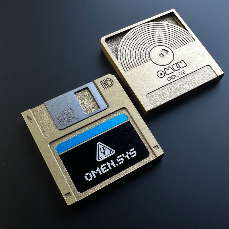 golf ball marker floppy disk Omen golf Melbourne Australia