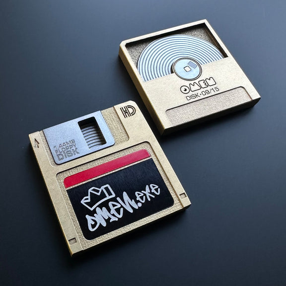golf ball marker floppy disk Omen golf Melbourne Australia