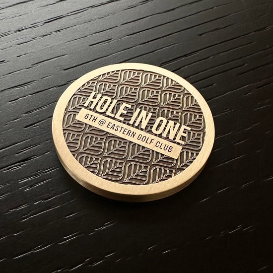 Custom golf ball marker - premium Australia - hole in one