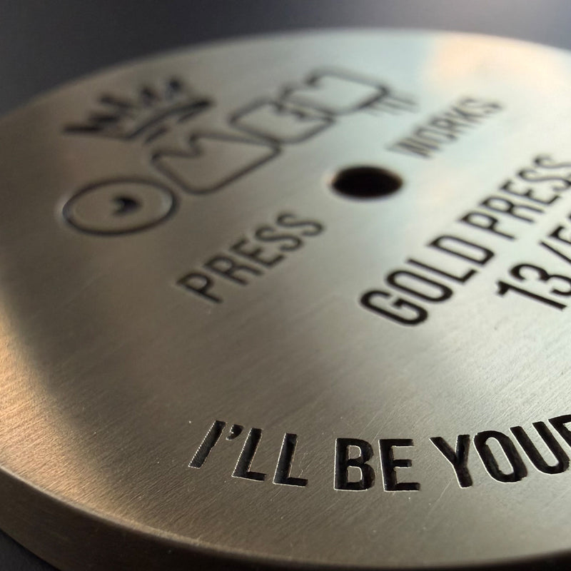 Vinyl Drip - Gold Press